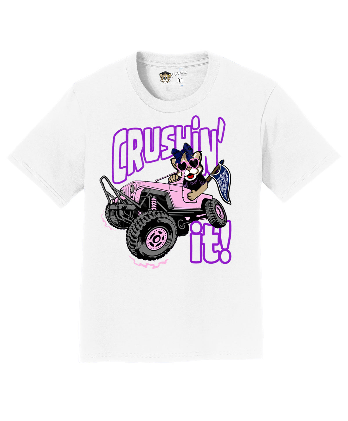 Crushin It! White Tee (Youth/Adult)