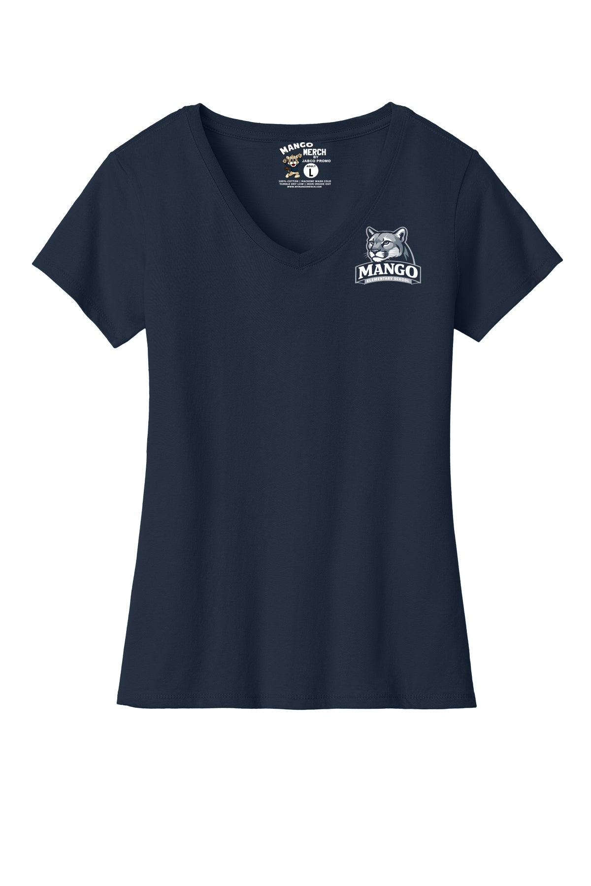 Adult Ladies V-neck (new mascot)