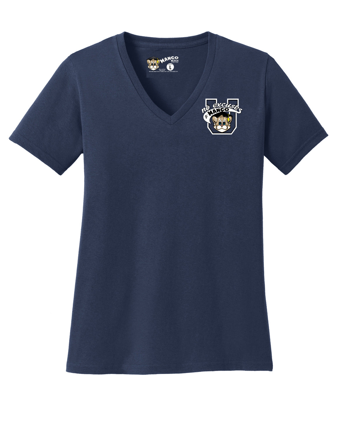 #1 Ladies V-neck Navy