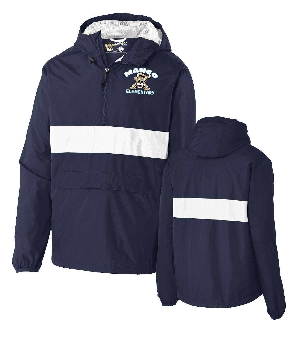 2 tone Adult Pullover Coat