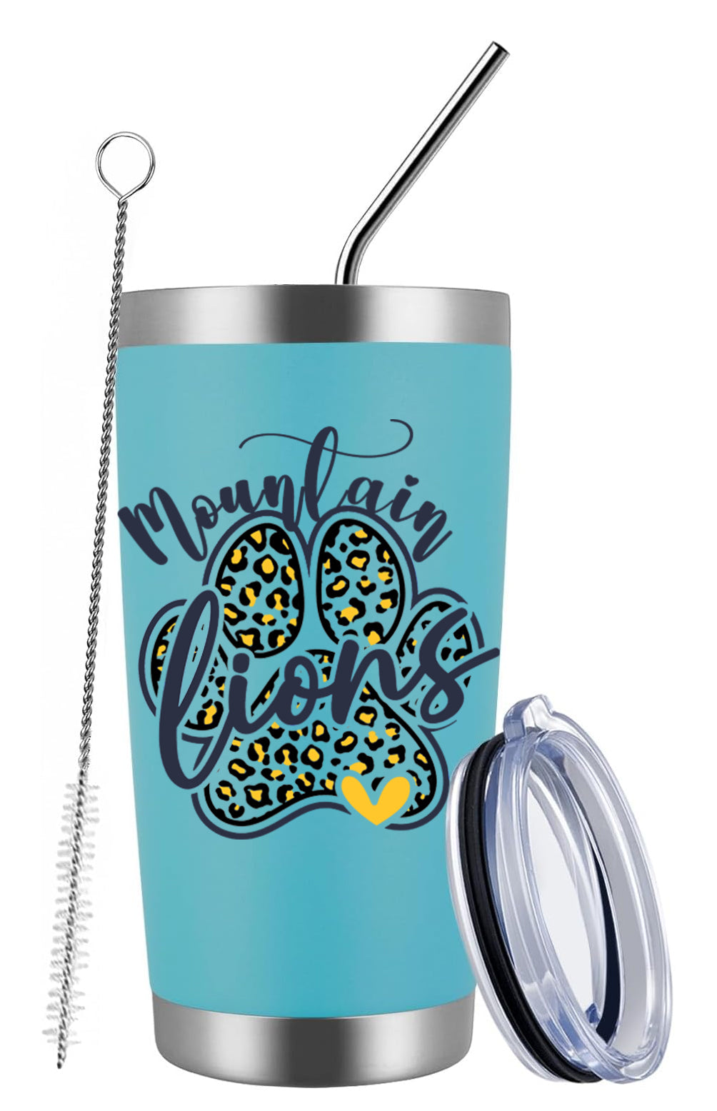 20oz Leopard Paw Tumbler
