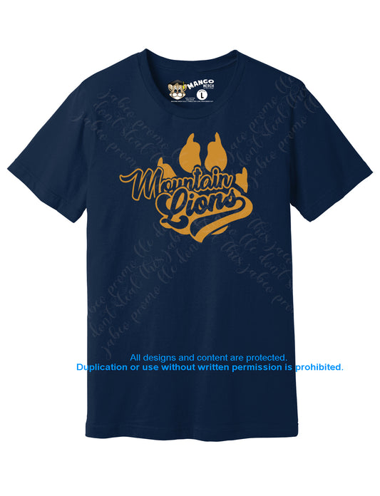 Big Paw Mountain Lion T-shirt