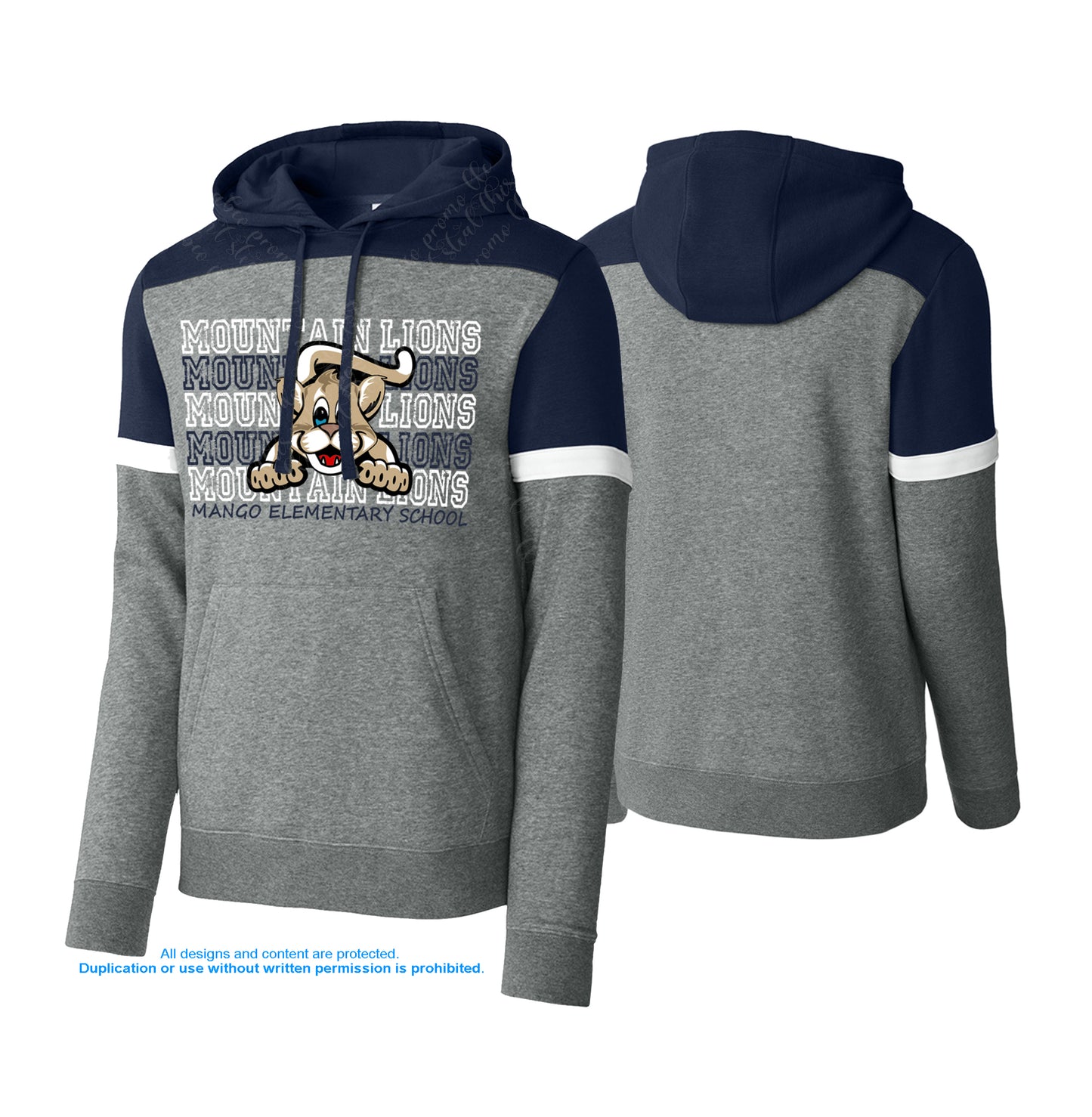 Adult Colorblock Hoodie