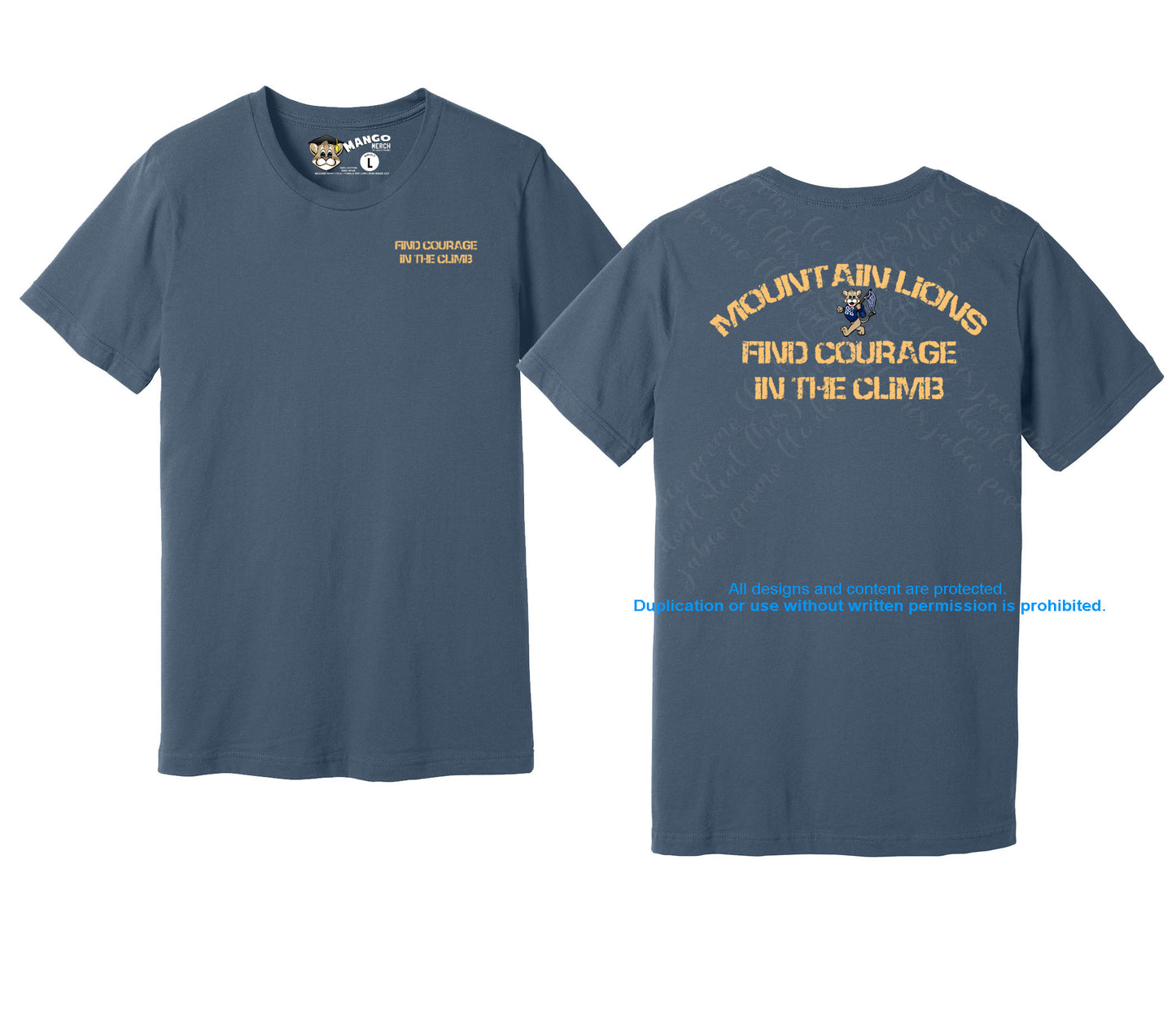 Find Courage in the Climb T-shirt (Youth/Adult)