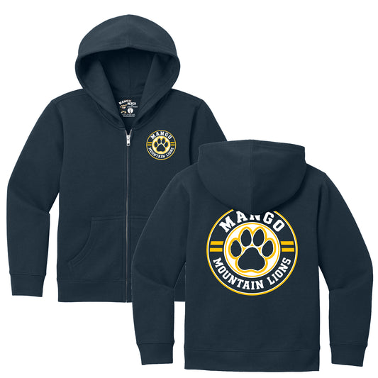Badge Paw Full zip hoodie (adult/youth)