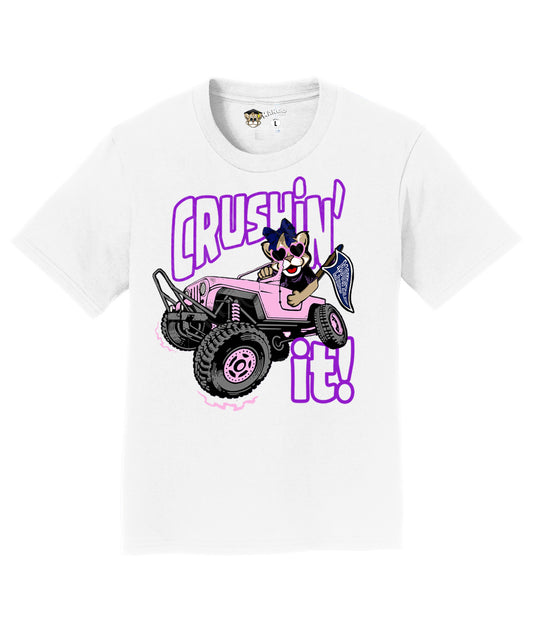 Crushin It! White Tee (Youth/Adult)