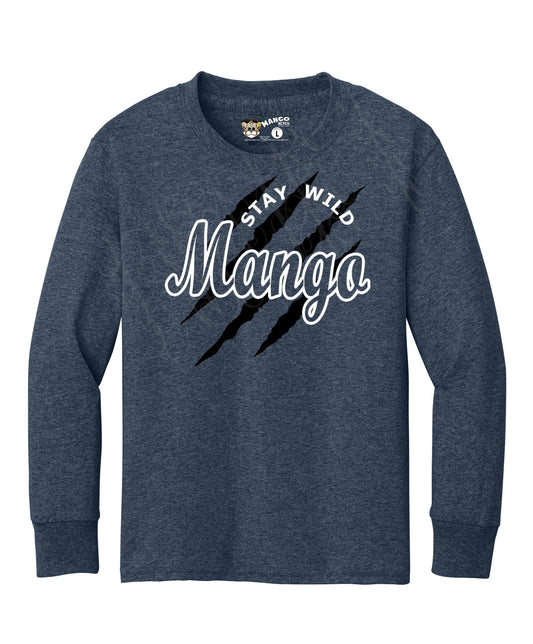 Long Sleeve Stay Wild Mango (Adult/Youth)