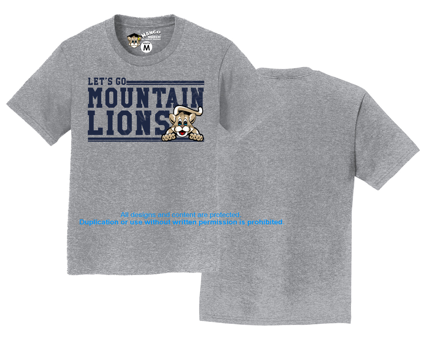 Let's Go Mountain Lions T-shirt