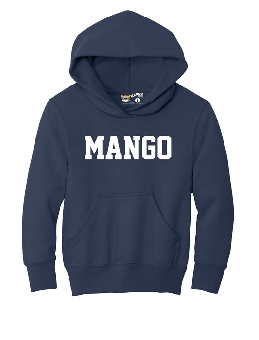 Navy Hoodie with Mango Print