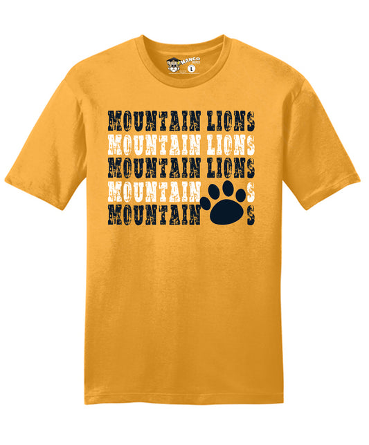 New Paws Golden Tee (Adult color)