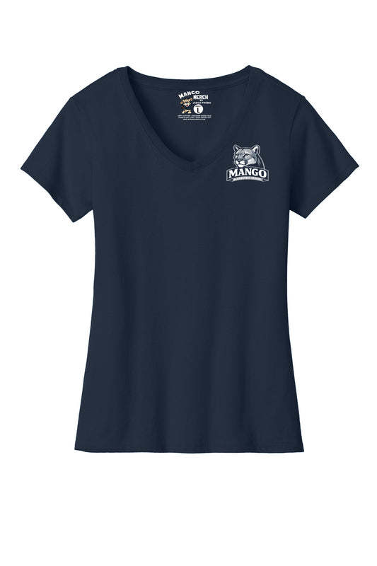 Adult Ladies V-neck (new mascot)