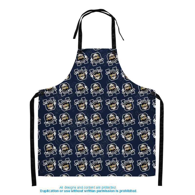Apron all-over printed Official Mango Logo