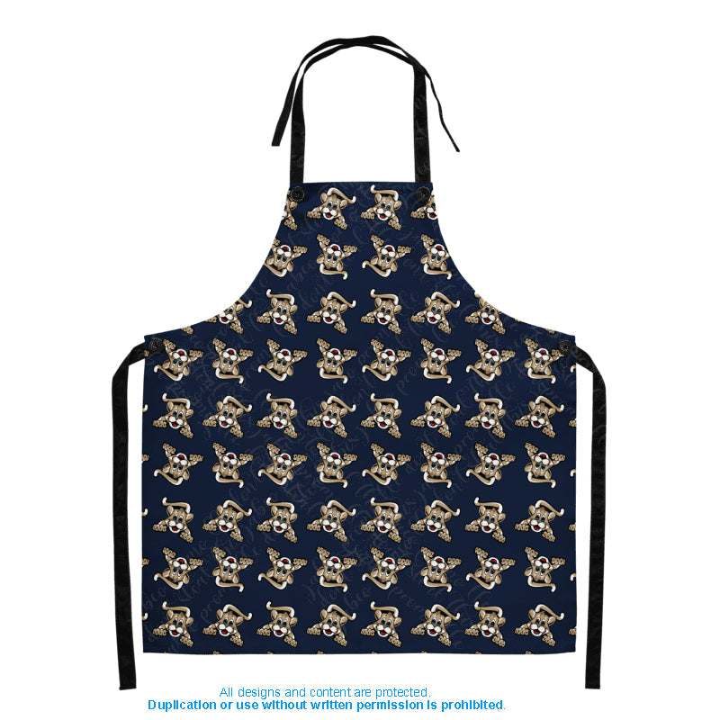 Apron all-over printed Mountain Lion