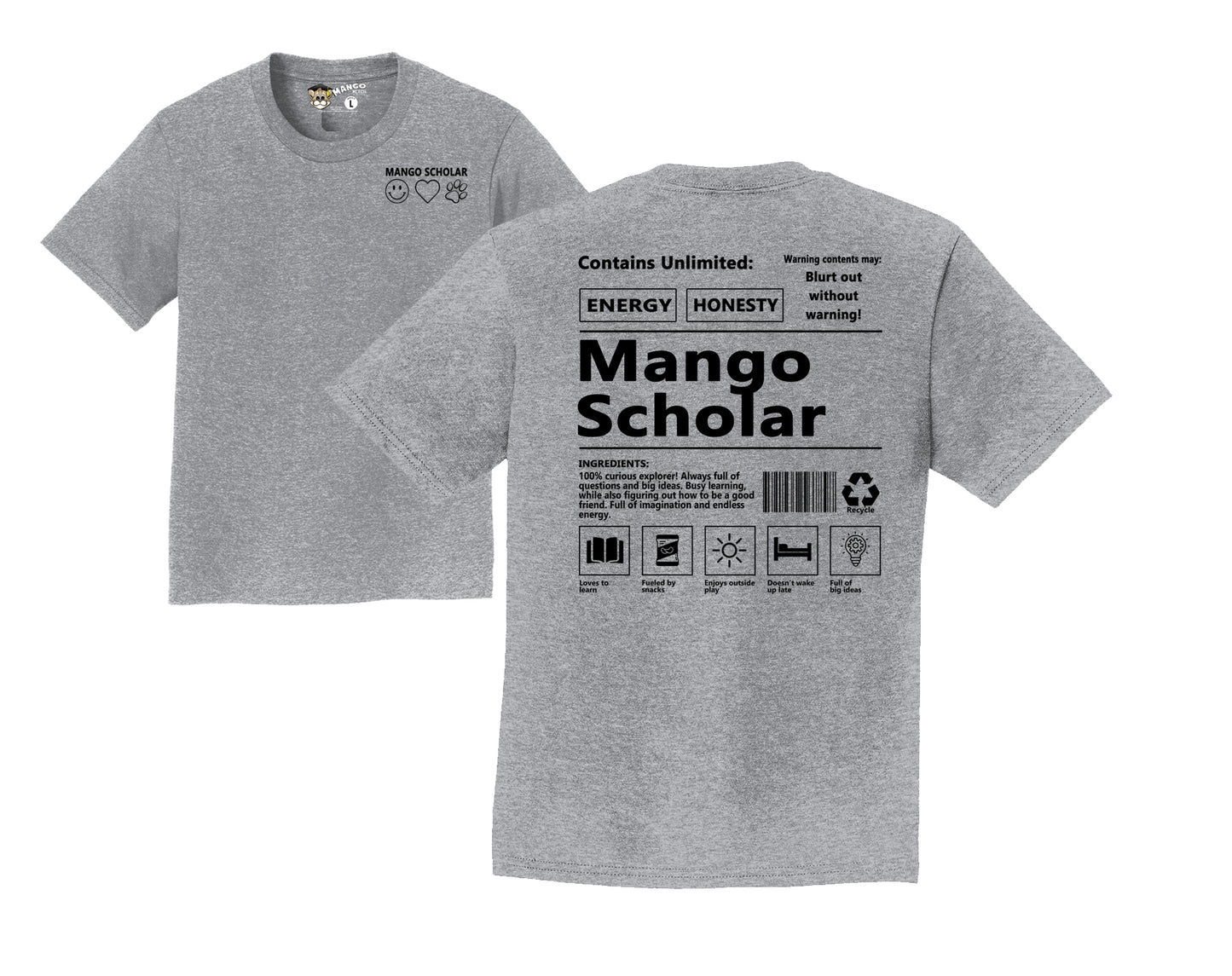 Mango SCHOLAR tee (Youth)
