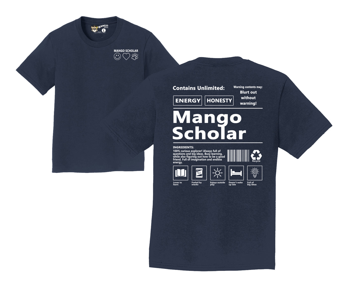 Mango SCHOLAR tee (Youth)
