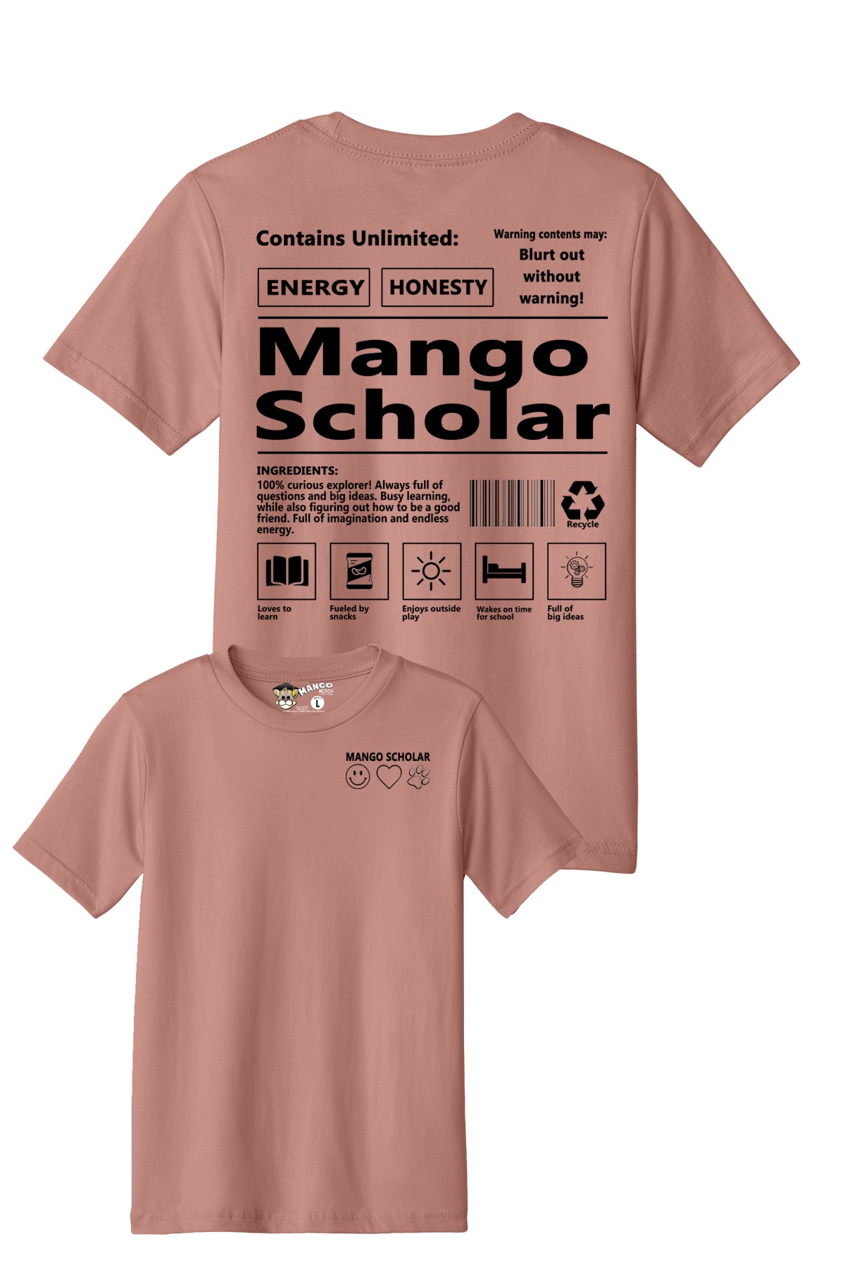 Mango SCHOLAR tee (Youth)
