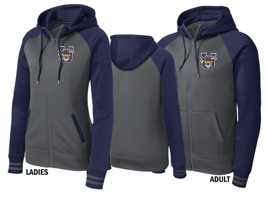 Varsity Jacket with Embroidered Logo