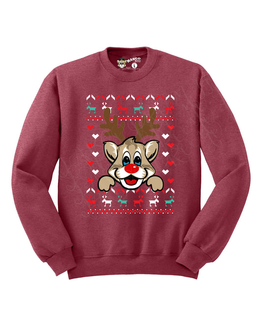 2025 Silly Reindeer Sweatshirt (Adult)