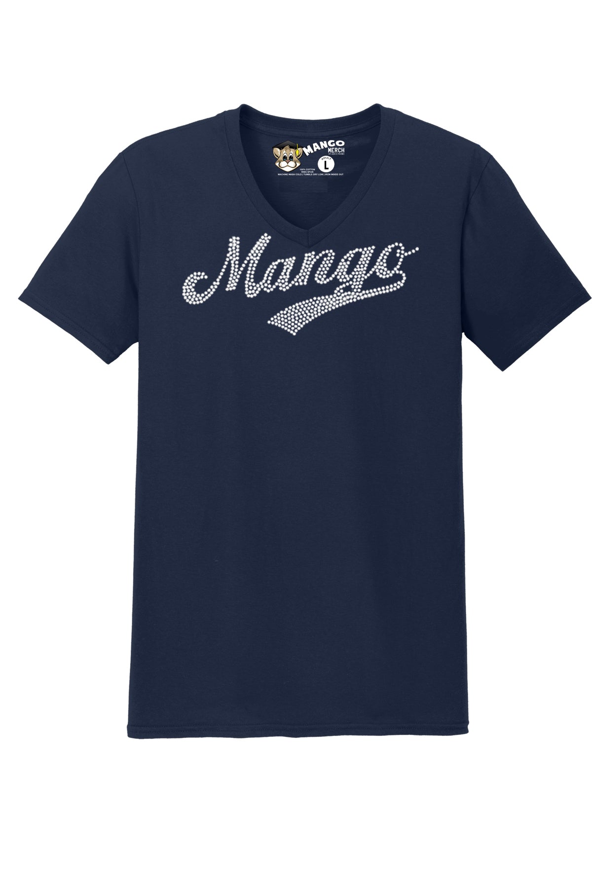 V-neck Mango Spangles shirt (adult)