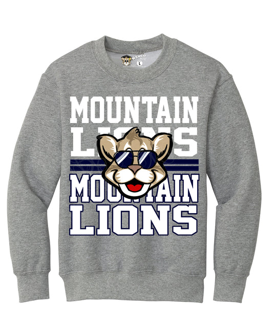 Mountain Lions Crewneck Sweatshirt (Youth/Adult)