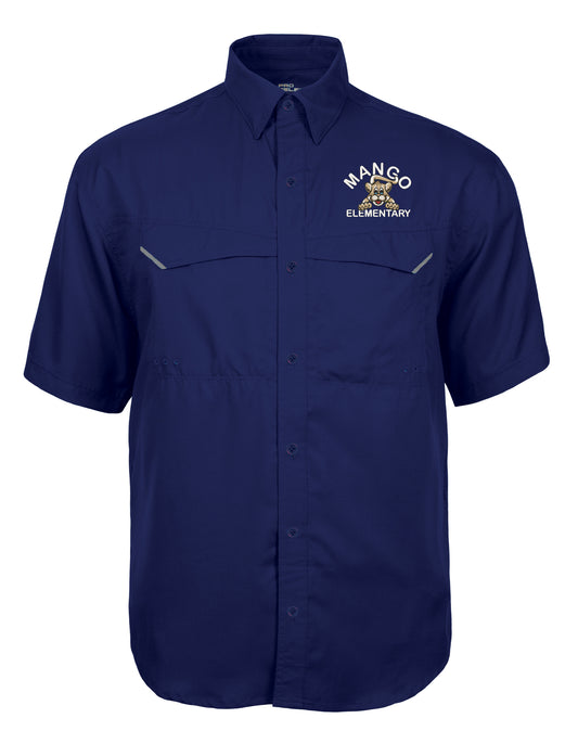 Men's Fishing shirt with Embroidery