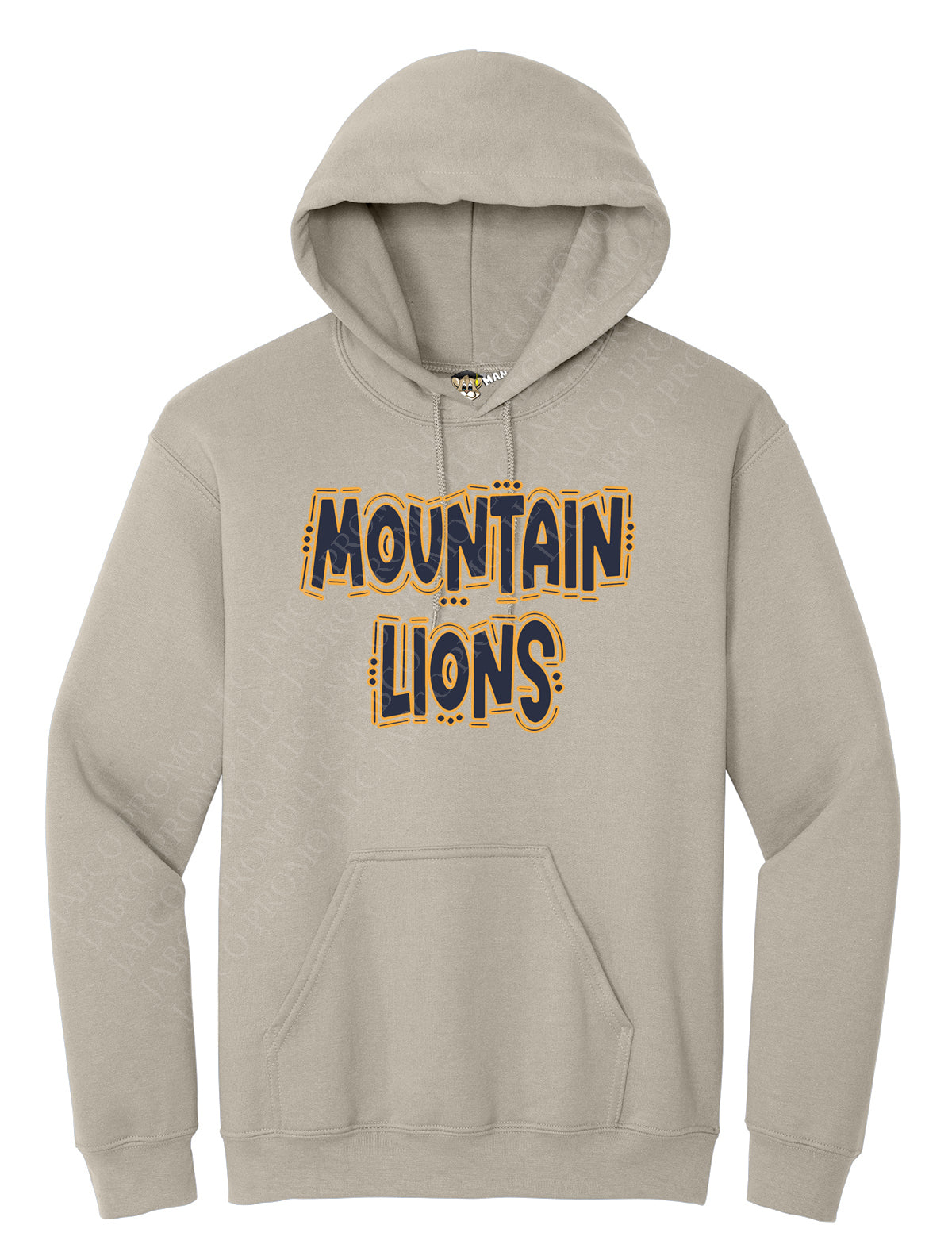 Mountain Lions Bold Hoodie